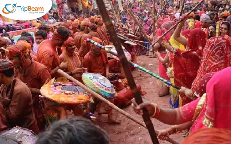 Lathmar Holi in Barsana and Nandgaon