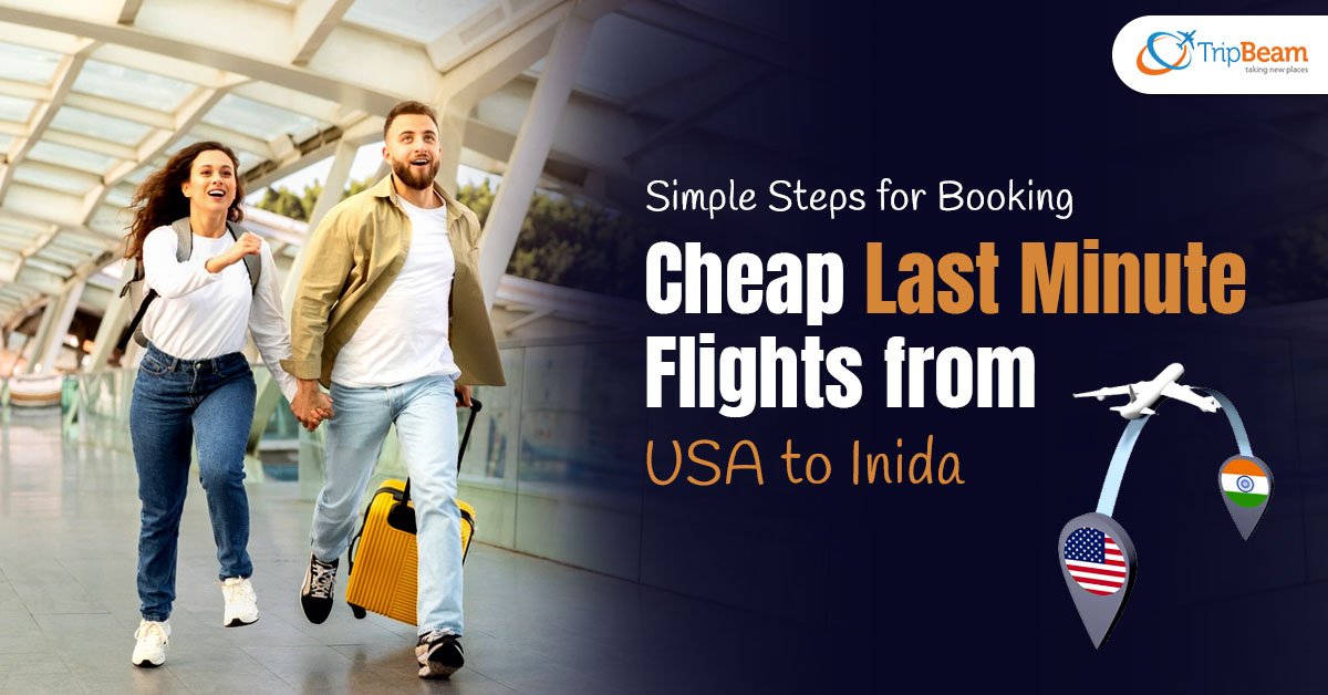 Simple Steps for Booking Cheap Last Minute Flights from USA to India